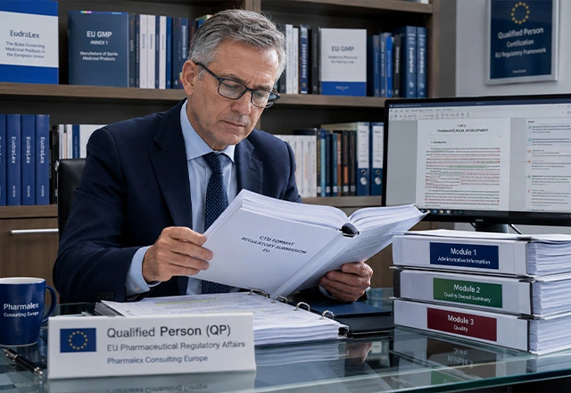 Submission to Qualified Person (QP)
